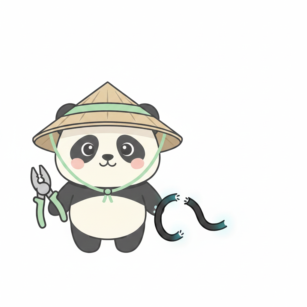 Panda offline and cozy