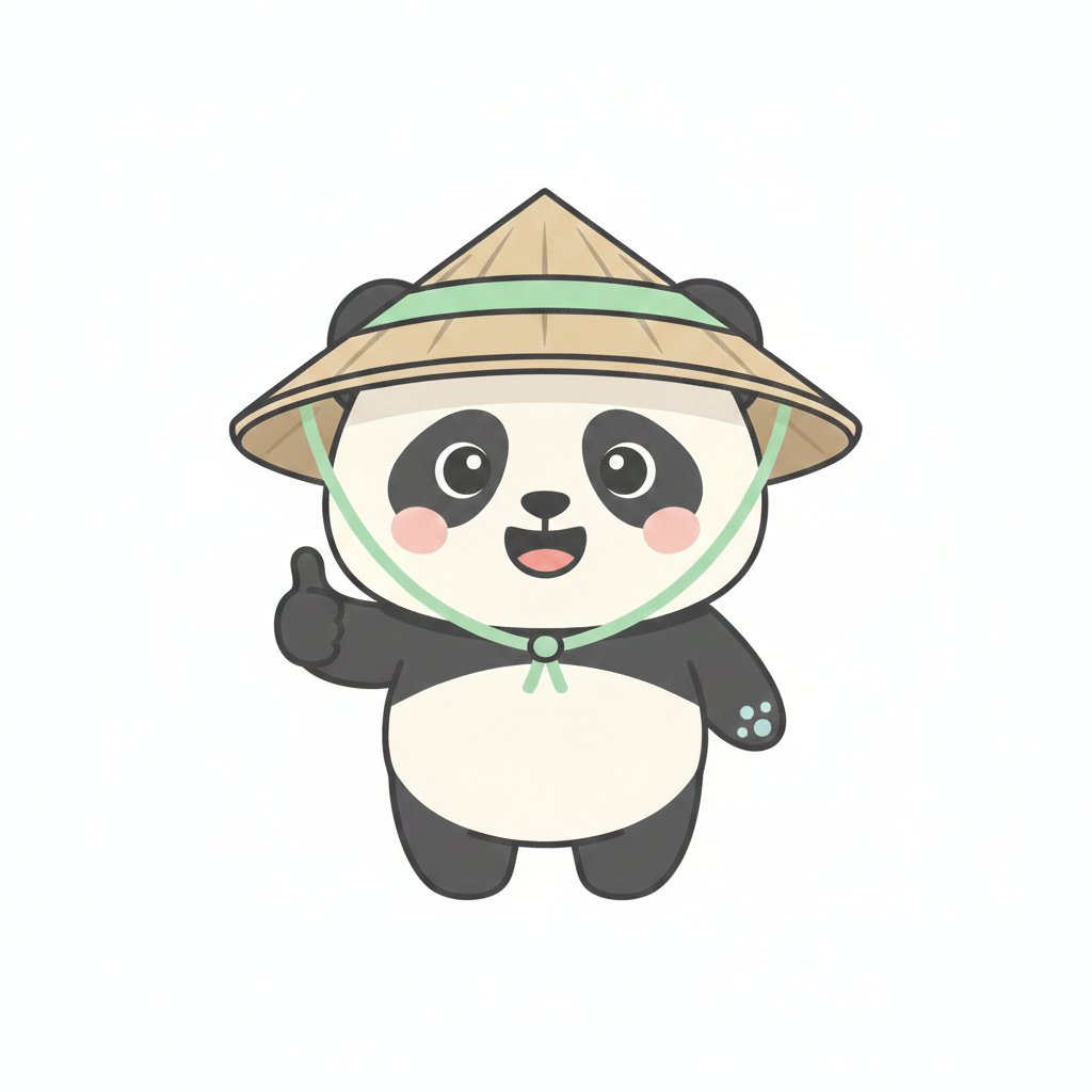 Panda ready to help